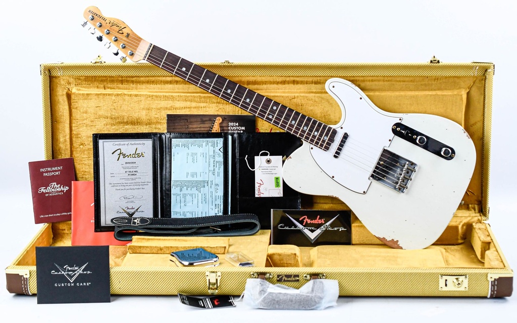 Fender Custom Shop '67 Telecaster Olympic White Relic | The
